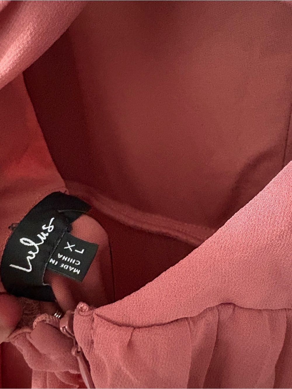 Lulu's Dusty Rose Tiered Ruffle Maxi Dress - Picture 6 of 8